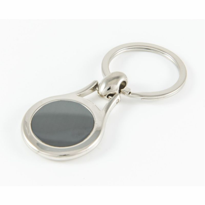 Keyring Blank Pear 23.5mm and printed dome (boxed)